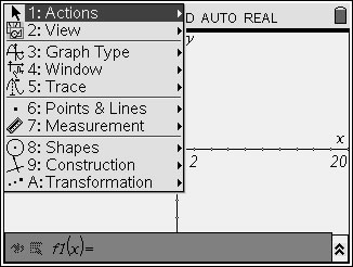 Graph Menu Drop Box