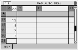 histogram list